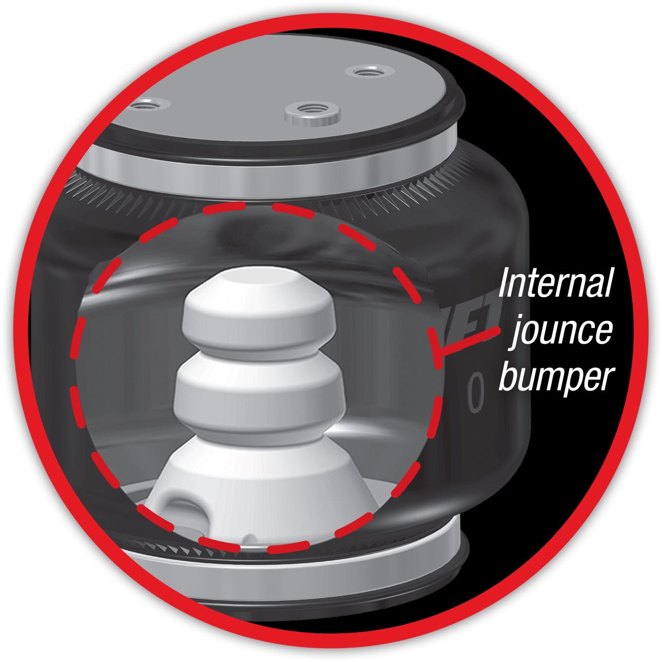 LoadLifter 5000 Ultimate air spring kit w/internal jounce bumper - 88240