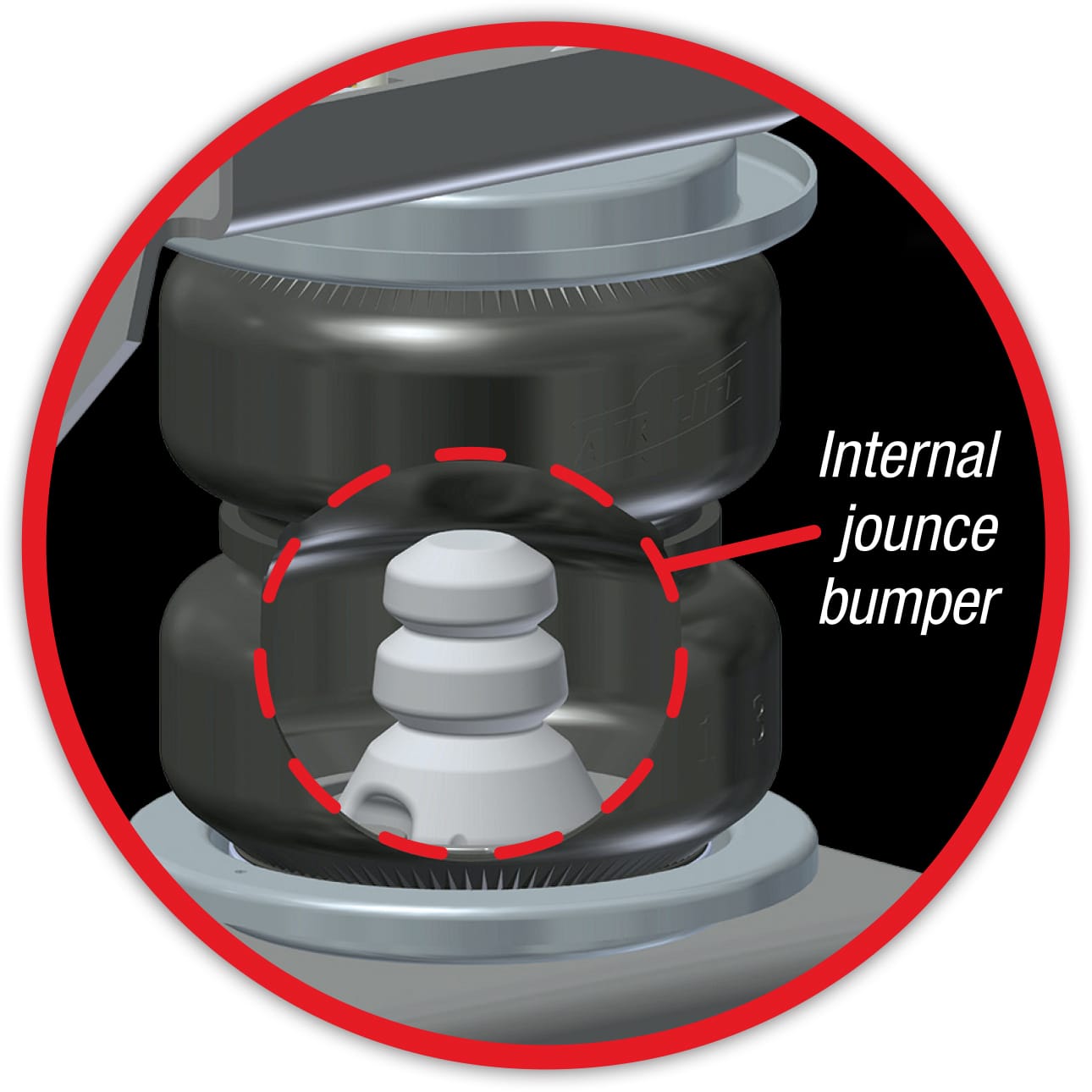 LoadLifter 5000 Ultimate air spring kit w/internal jounce bumper - 2014-2026 Ram 2500 (88289)