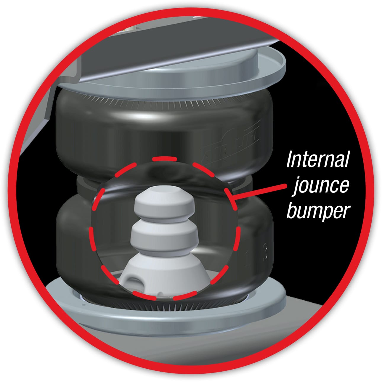LoadLifter 5000 Ultimate air spring kit w/internal jounce bumper - 88291