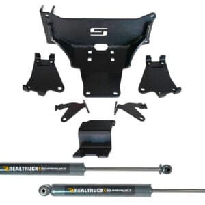 Superlift Dual Steering Stabilizer - 2005-202 - Dual Steering Stabilizer - 2005-2022 F-250/350 with... (92741)