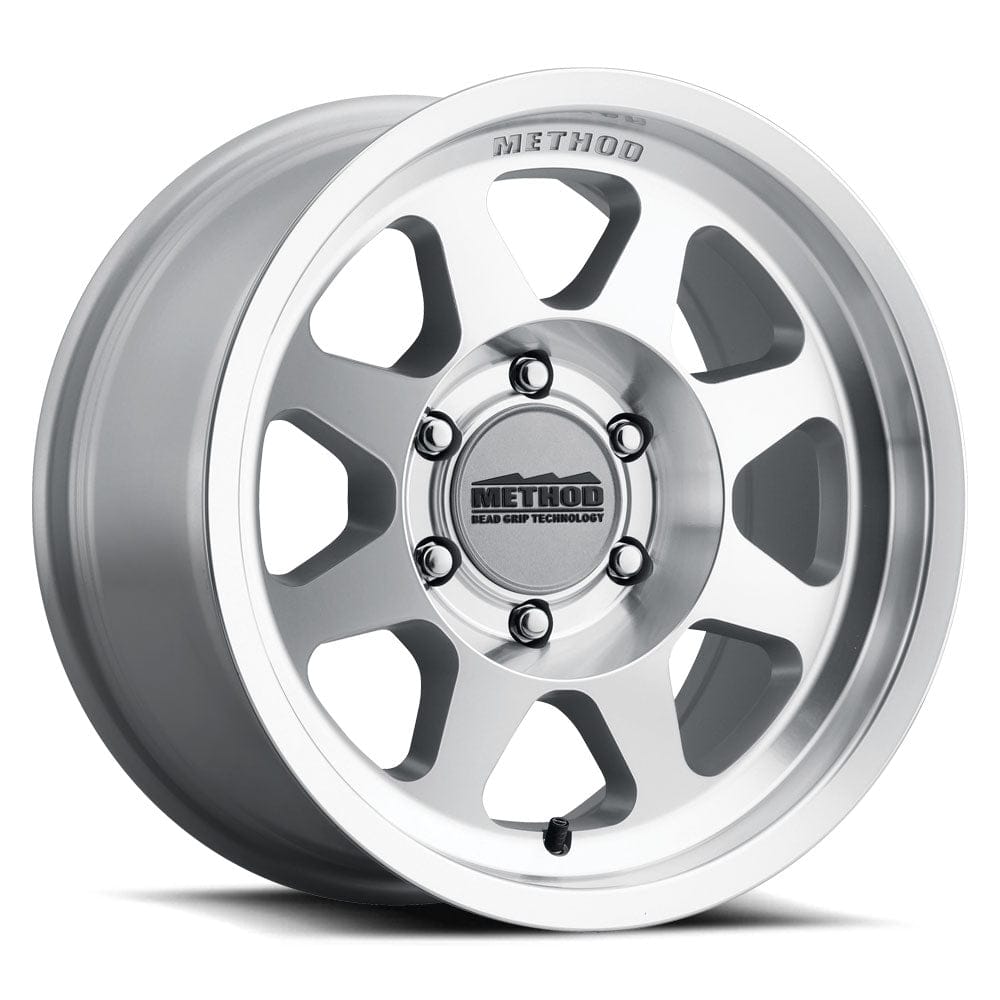 Method MR701 Bead Grip 17x8.5 5x5 0mm Offset - Machined - Clear Coat
