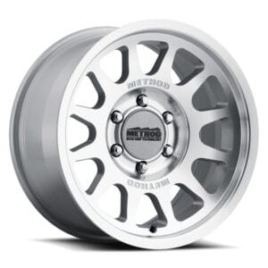 Method MR703 Bead Grip 17x8.5 6x5.5 0mm Offset - Machined - Clear Coat