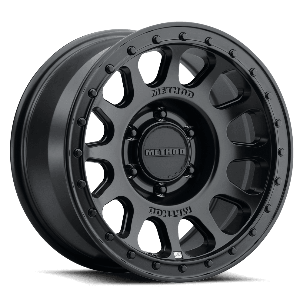 Method MR709 HD Bead Grip 18x9 8x6.5 12mm Offset - Matte Black