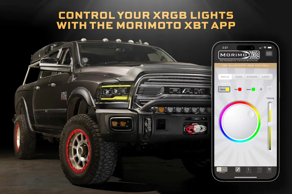 Morimoto XRGB Evo Headlights: 09-18 Dodge Ram (Set) - view 3