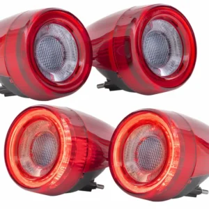 Morimoto XB LED Tail Lights: Ferrari F430 (05-10 / Red Lens / Set)