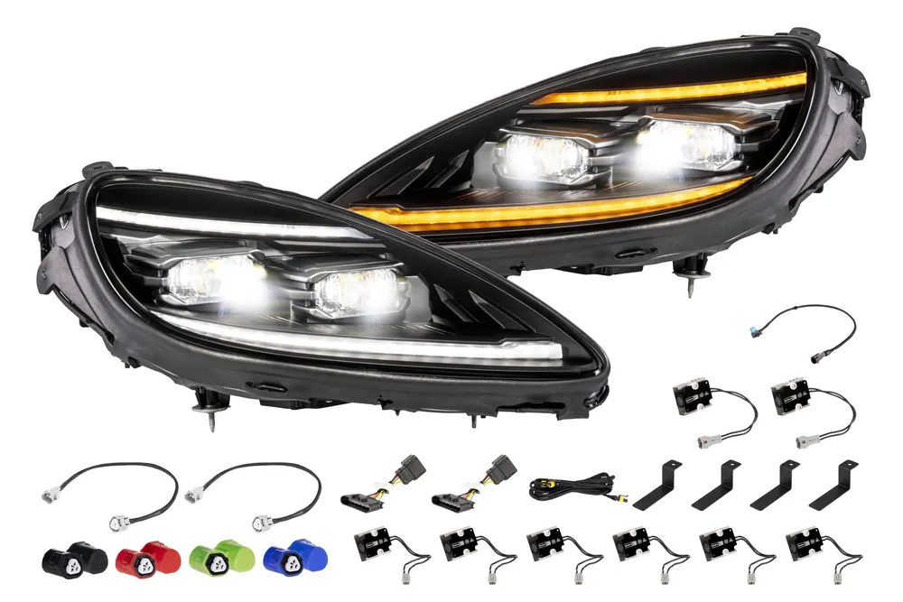 Morimoto XB Evo Headlights: 05-13 Corvette C6 (Set)