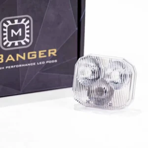 Morimoto Lens Only: 4Banger (White / Wide / Each)