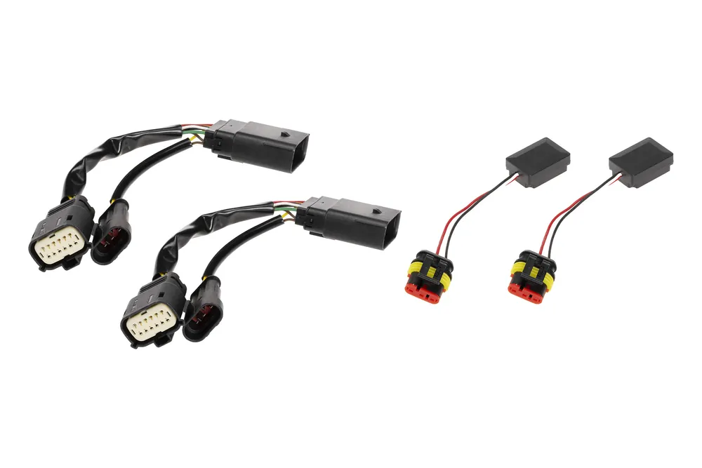 Morimoto XB LED Harness: 19-24 Ram OE Projector LED Adapters (Set)