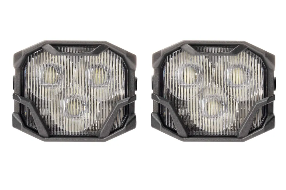 Morimoto 4Banger 2.0 HXB LED Pods (SAE Wide / White / Set)