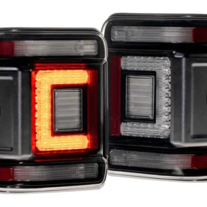 Morimoto XB LED Tail Lights: Jeep Wrangler JL (18+ / Smoked Lens / Set)