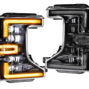 Morimoto XB LED Headlights: Ford Super Duty (20-22 / Amber DRL / Set)