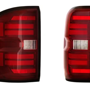 Morimoto XB LED Tail Lights: GMC Sierra (14-18 / Red Lens / Set)