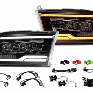 Morimoto XB Evo Headlights: 09-18 Dodge Ram (Set)