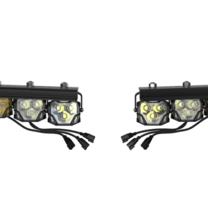 Morimoto 4Banger Triple Fog Kit: Bronco (21+ / Brackets only / Set)