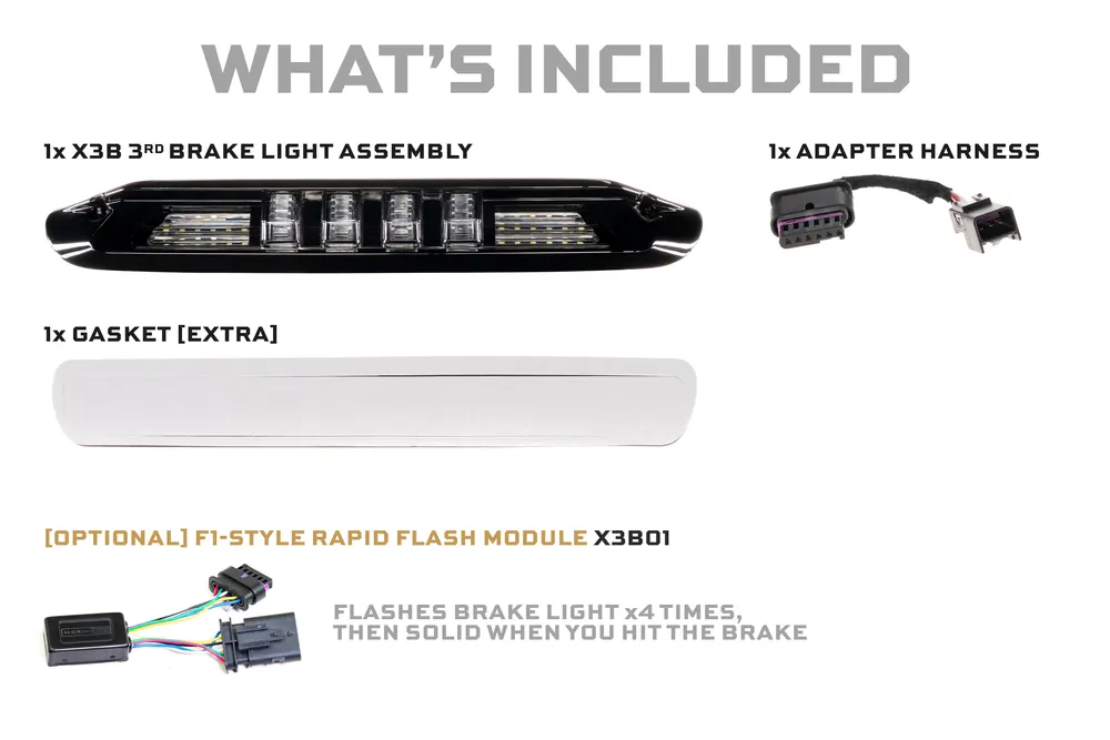 Morimoto X3B LED Third Brake Light: 07-13 Silverado/Sierra - view 3