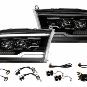 Morimoto XB Evo Hybrid Headlights: 09-18 Dodge Ram (Set)