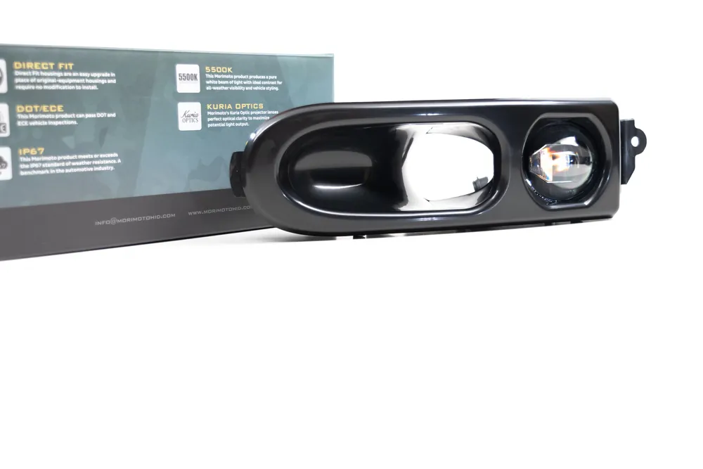 Morimoto XB LED Fogs: Porsche 993 (Paintable / Set) - view 2