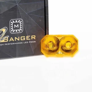 Morimoto Lens Only: 2Banger (Yellow / Wide / Each)