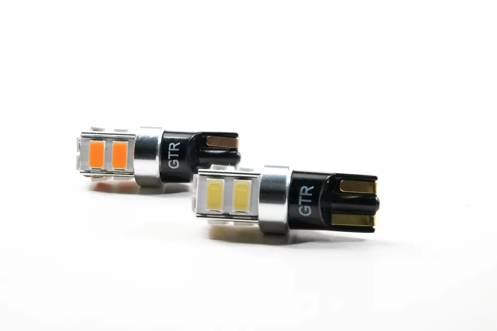T10/194: GTR 10-Chip Canbus LED (Amber) - view 3