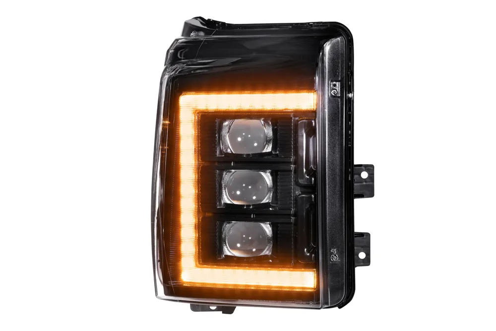 Morimoto XB LED Headlights: Ford Super Duty (11-16 / Amber DRL / Set) - view 4