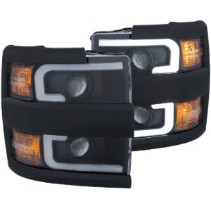 Anzo USA Projector Headlights W/ Plank Style (111364)
