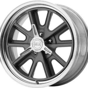 American Racing VN427 Shelby Cobra 18x9.5 5x114.3 12mm Offset - Mag Gray Center / Polished Barrel