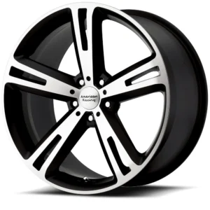 American Racing Villain 20x8.5 5x114.3 38mm Offset - Matte Black Machined