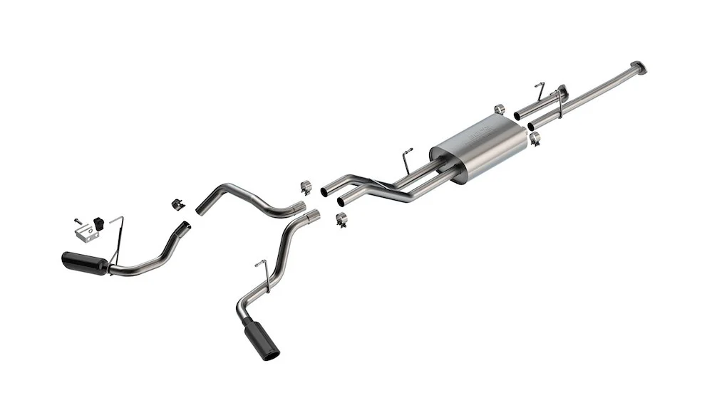 Borla Exhaust System - Tundra '09-'21 4.6L/ 5.7L V8 at 2&4 (140332BC)