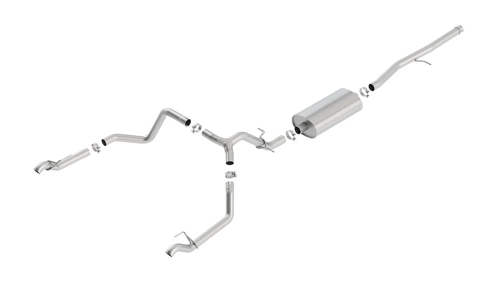Borla Exhaust System - SILV./ Sierra 1500 2019 5.3L V8 at (140767)