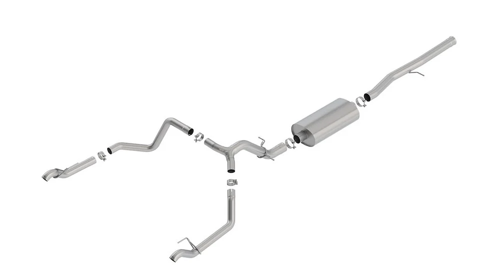 Borla Exhaust System - SILV./ Sierra 1500 2019 6.2L V8 at (140771)
