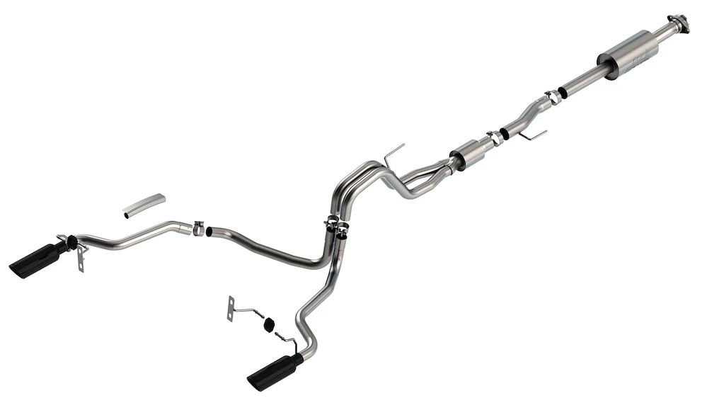 Borla Exhaust System - F-150 2021 5.0L V8 at 2+4WD 4DR CC (140866BC)