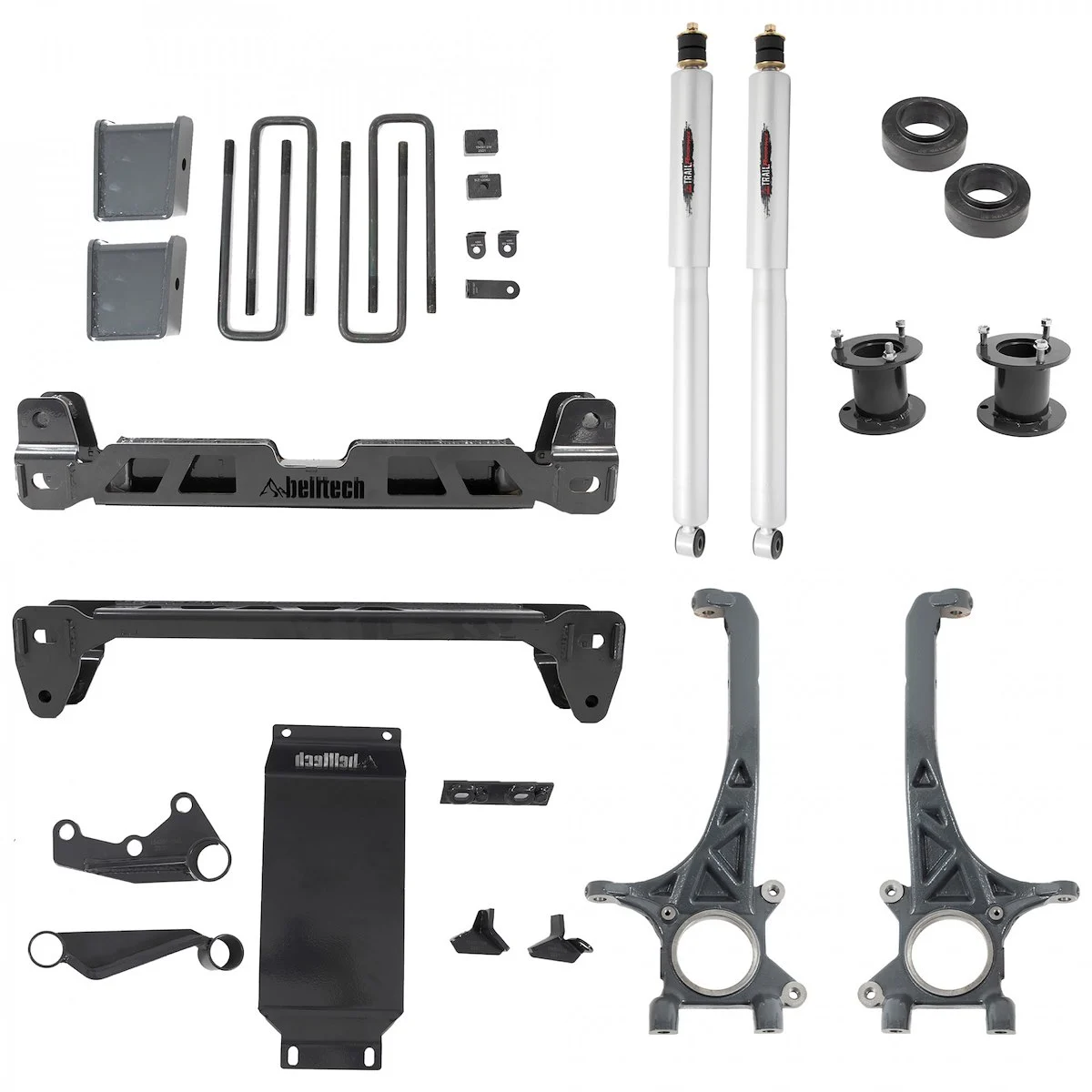 Belltech 6 Inch Lift Kit - Front Spacers and Rear Trail Performance Shocks - 154301BK6