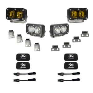 Baja Designs S2 SAE AMBER/S2 Sprt Fog Pckt Kit