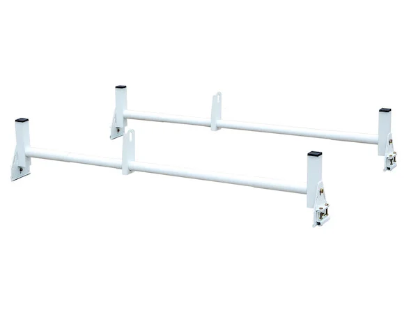 Buyers Prod Ladder Rack STL Whte Van Gutter MNT