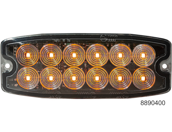 Buyers Prod Light Strobe 5.14IN 12-LED Ambe