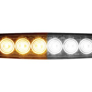 Buyers Prod Light Strobe 5-1/8IN 6-LED AMBER/CL