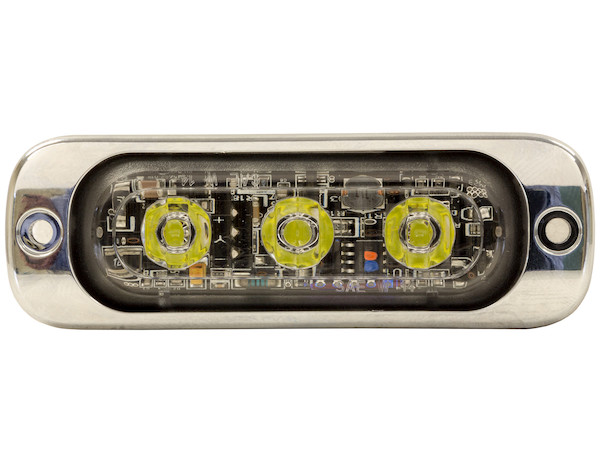 Buyers Prod Light Strobe 3-3/8IN 3-LED Clear