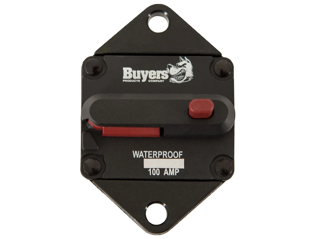 Buyers Prod Circuit Breaker 100 AMP Push-TO-TR