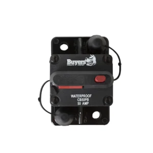 Buyers Prod Circuit Breaker 50 AMP Push-TO-Trip