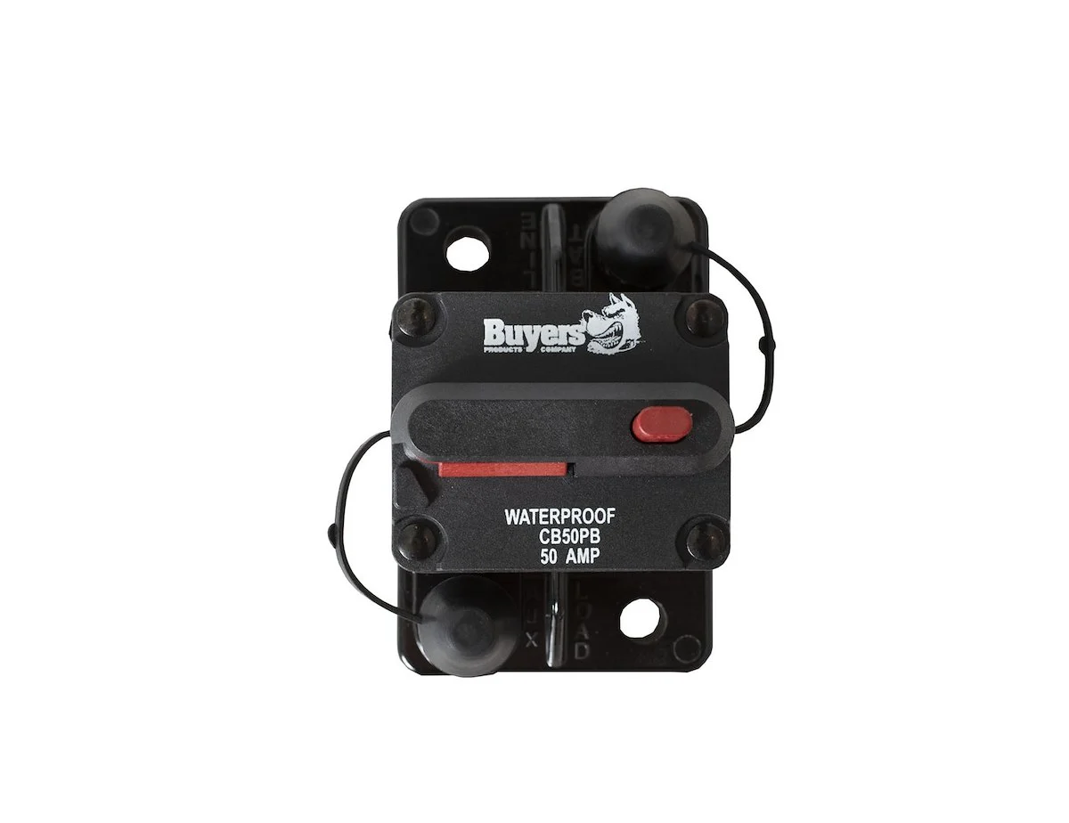 Buyers Prod Circuit Breaker 50 AMP Push-TO-Trip