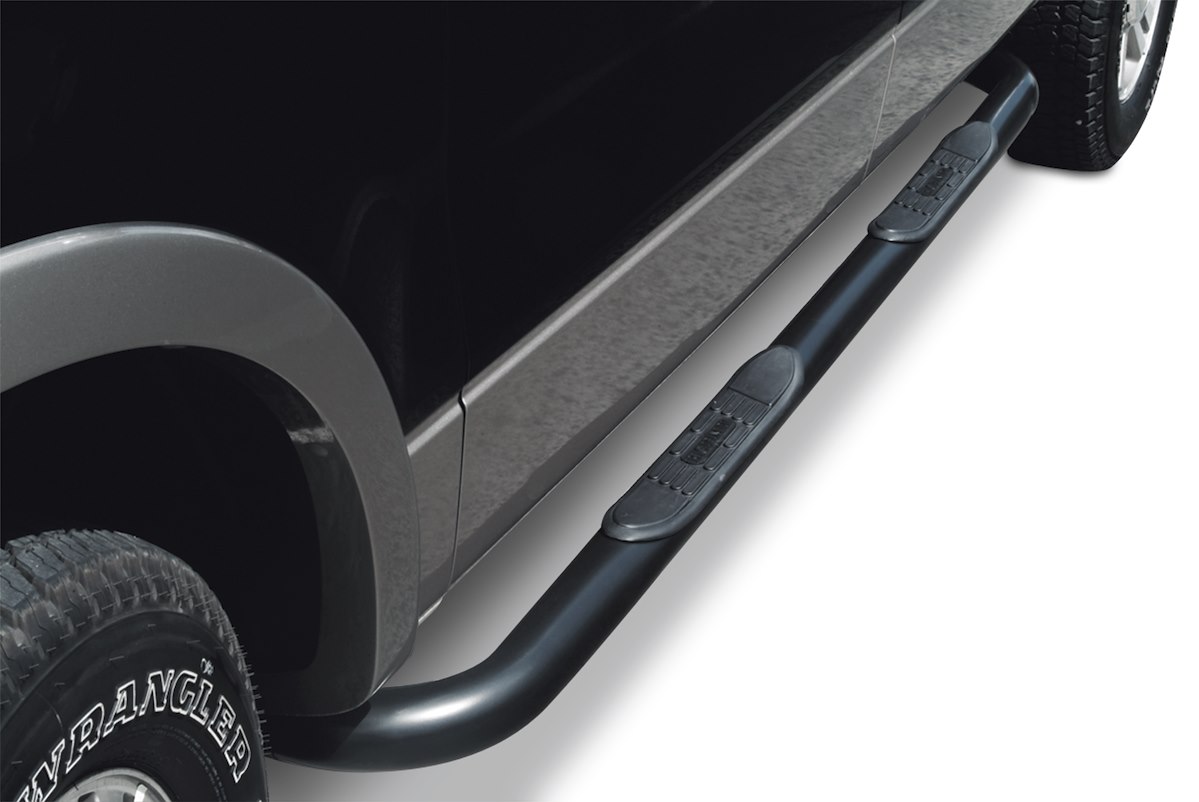 Big Country 3' Round Side Bars Mild Steel Black (370291)