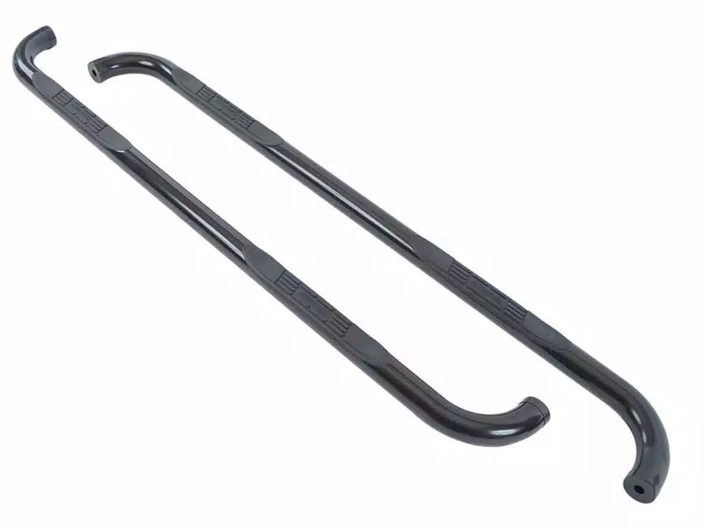 Big Country 3' Round Side Bars Mild Steel Black (370301)