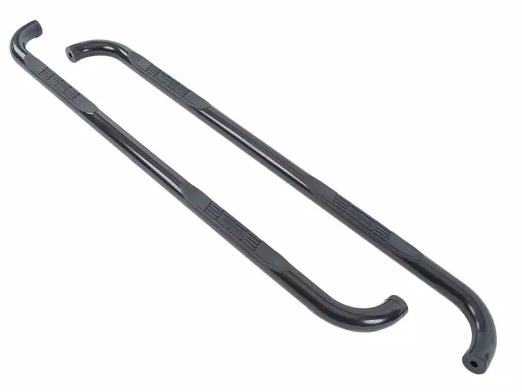 Big Country 3' Round Side Bars Mild Steel Black (371231)