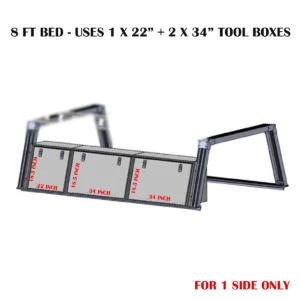 Black Horse Base K2 Rack with Tool Box