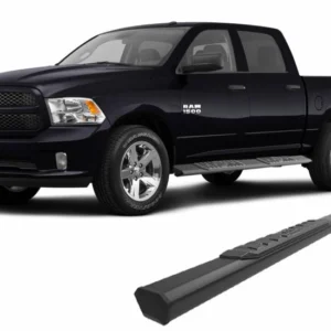 Black Horse Epic Running Boards Black