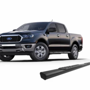 Black Horse Epic Running Boards Black