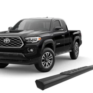 Black Horse Epic Running Boards Black