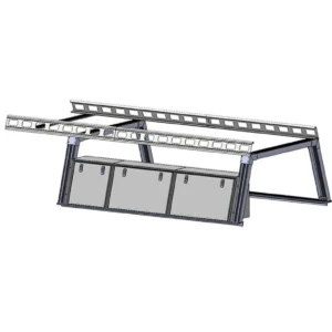 Black Horse Base K2 Over Cab Rack with Tool Box