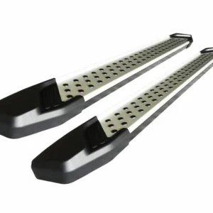 Black Horse Vortex Running Board Aluminum