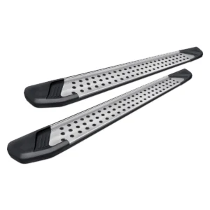 Black Horse Silver Vortex Running Boards